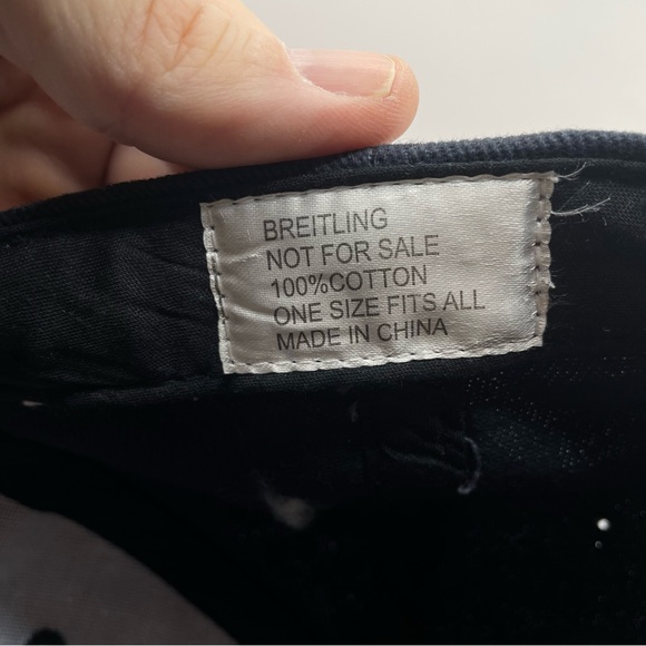 Breitling Navy Baseball-Style Cap **RARE** - Picture 11 of 12